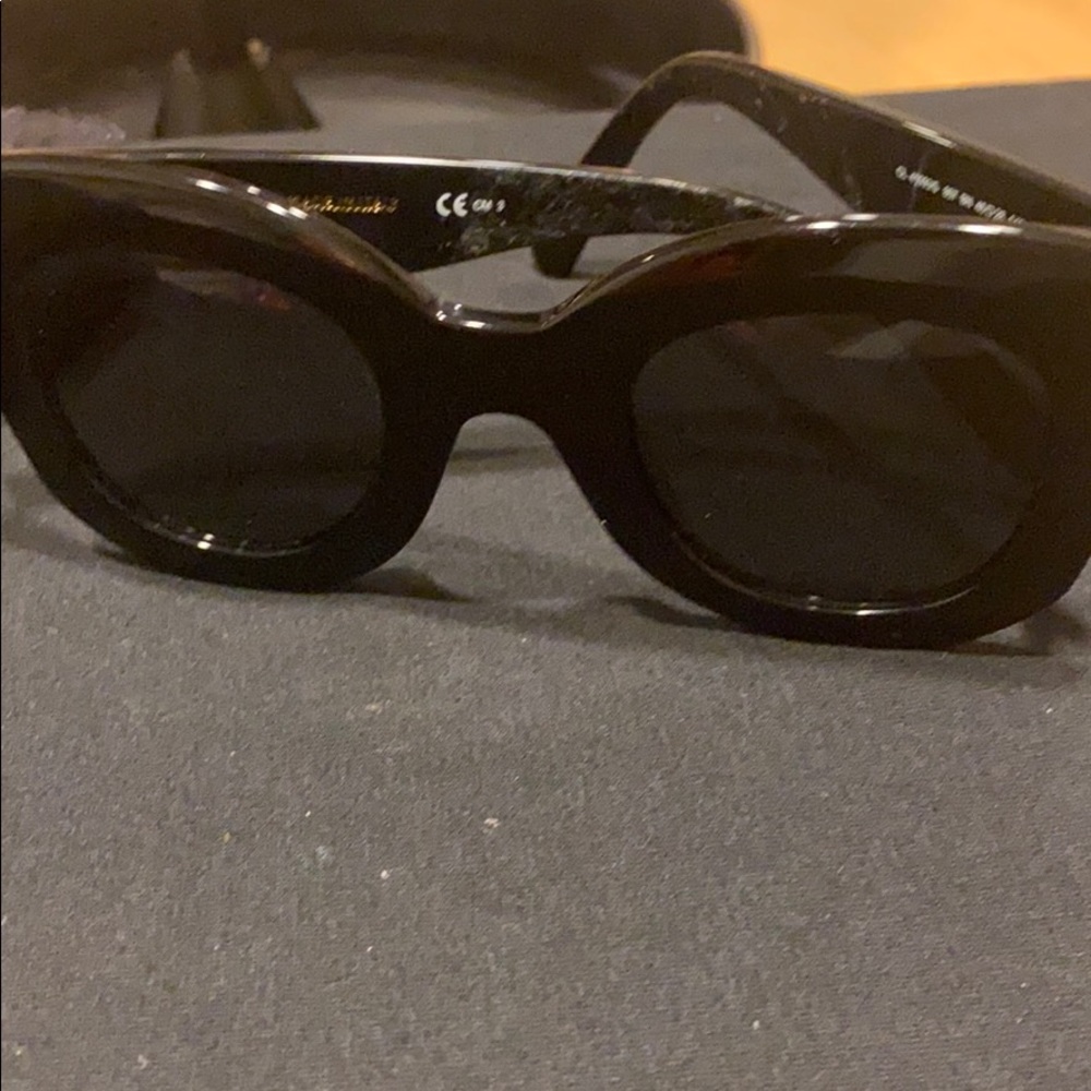 Celine baby Marta Black oversize sunglasses